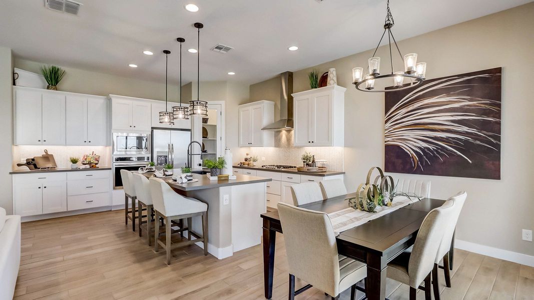 Furnished interior in a model home at Canyon Views - Hacienda in Litchfield Park (Image 23).