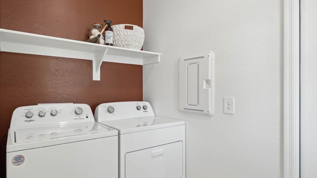 Furnished interior in a model home at Elena Trails in Maricopa (Image 23).