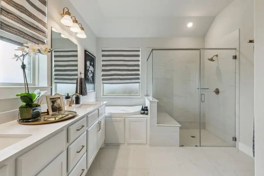 Furnished interior in a model home at Ellis Ranch Manors in Waxahachie (Image 15).