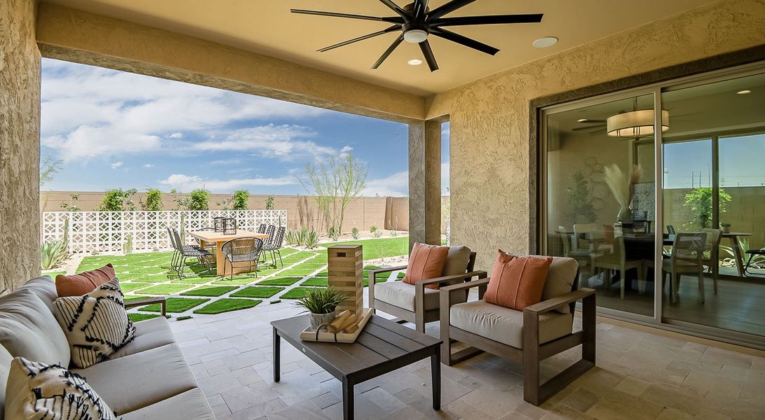 Exterior details of a home in Fire Sky at Alamar, Avondale (Image 6).