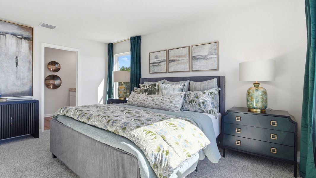 Furnished interior in a model home at Misting Springs in Crawfordville (Image 15). Furnished interior in a model home at Misting Springs in Crawfordville (Image 15).