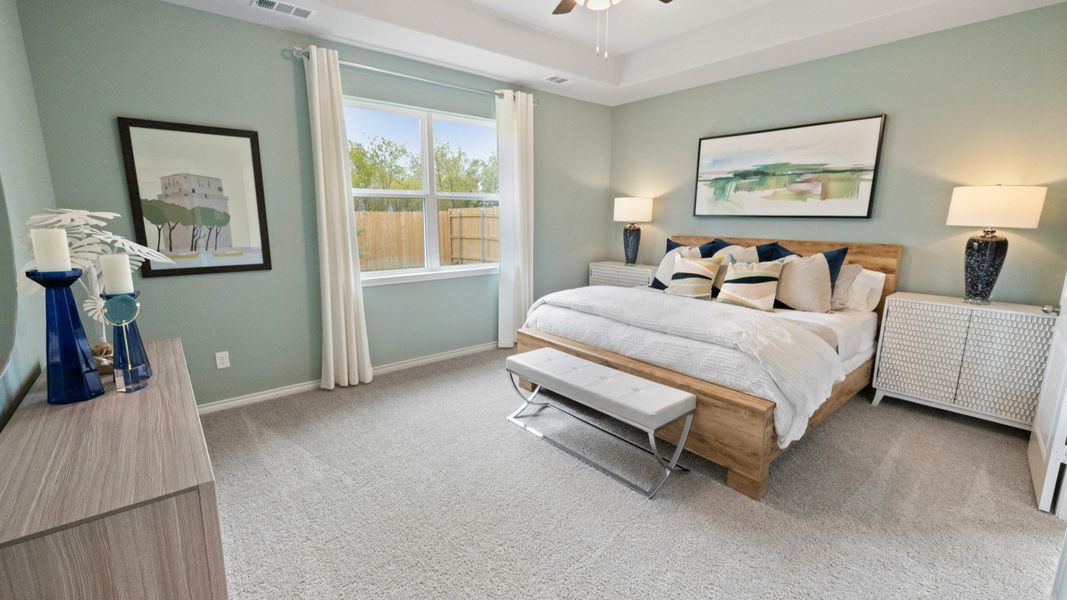 Deer Creek Model Home Primary Bedroom