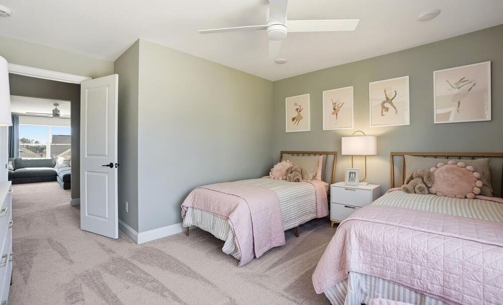 Furnished interior in a model home at Founders Landing | 55+ Community in Gastonia (Image 18).