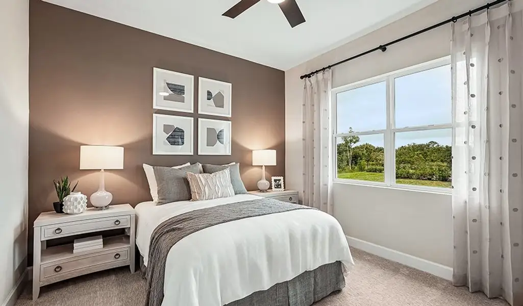 Furnished interior in a model home at Rye Manor in Parrish (Image 4).