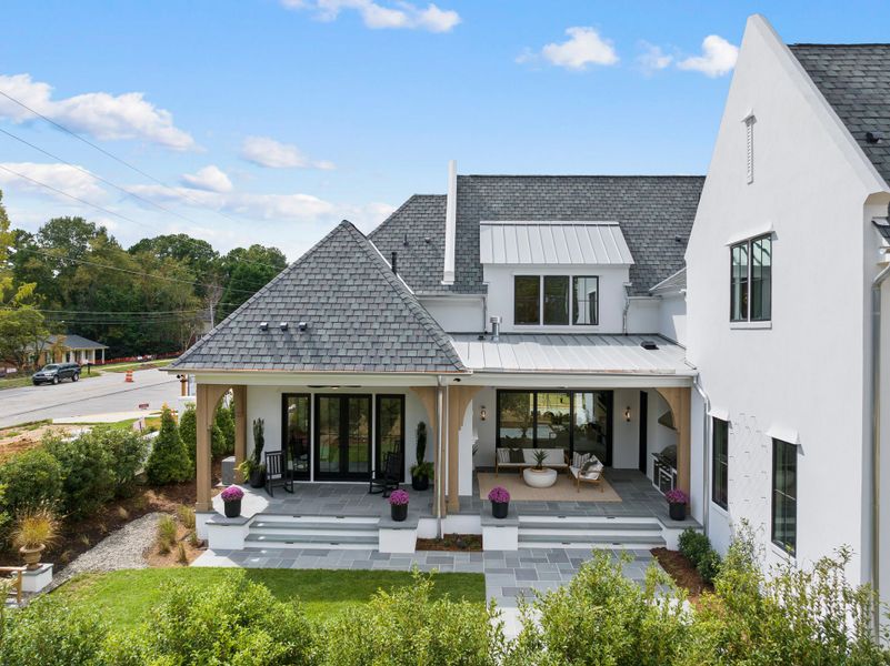 Exterior details of a home in The Founding at Blue Ridge, Raleigh (Image 16).