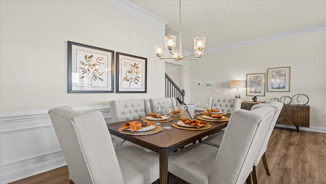 Furnished interior in a model home at The Villas at Pine Valley in Boiling Springs (Image 6). Furnished interior in a model home at The Villas at Pine Valley in Boiling Springs (Image 6).