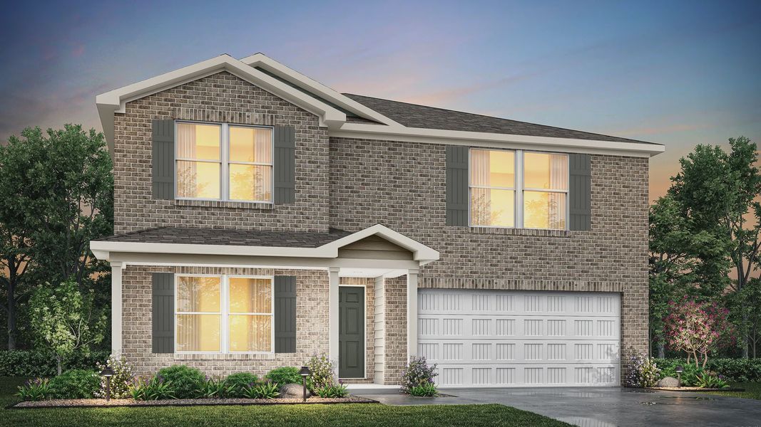 Front exterior of a home in the Still Water Lake community, located in Godley, TX (Image 12).