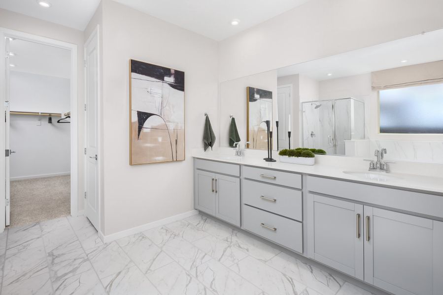 Furnished interior in a model home at Willows at Bella Vista Farms: Bella Vista Farms in San Tan Valley (Image 9).