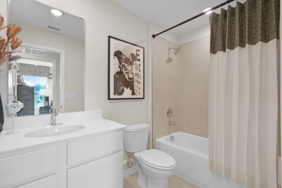 Furnished interior in a model home at Shenandoah Reserve in Orlando (Image 11).