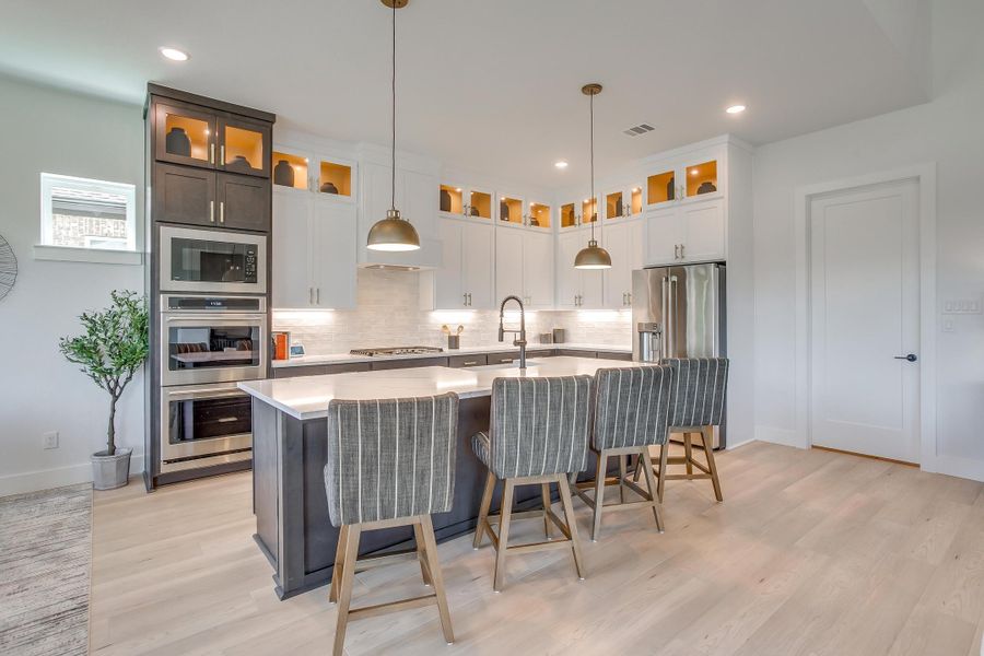 Furnished interior in a model home at Ten Mile Creek in Celina (Image 28).