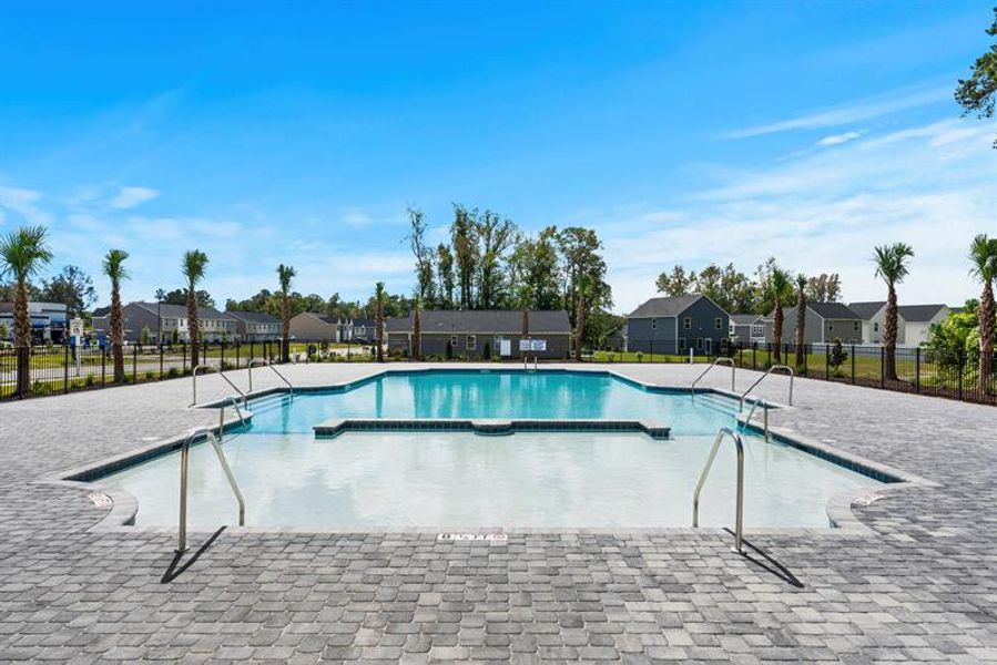 RELAX AND UNWIND AT THE COMMUNITY POOL & CABANA—YOUR WEEKEND ESCAPE IN THE CAROLINA SUNSHINE