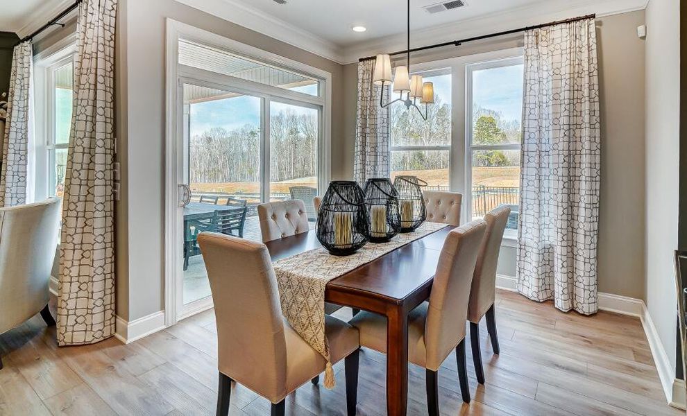 Furnished interior in a model home at The Greens at Springlake in York (Image 20).