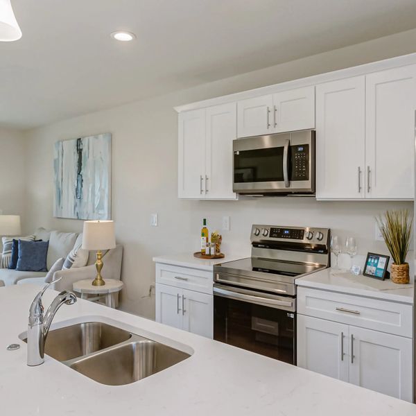 Furnished interior in a model home at Hidden Woods in Melbourne (Image 31).