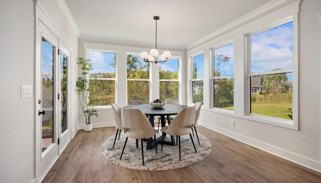 Furnished interior in a model home at Ponderosa Farms Manor in Gainesville (Image 29). Furnished interior in a model home at Ponderosa Farms Manor in Gainesville (Image 29).