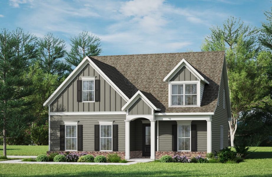 Front exterior of a home in the Linden Grove community, located in Powder Springs, GA (Image 8).