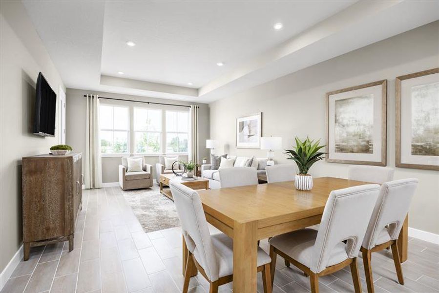 A bright, open living space made for hosting the people you love.