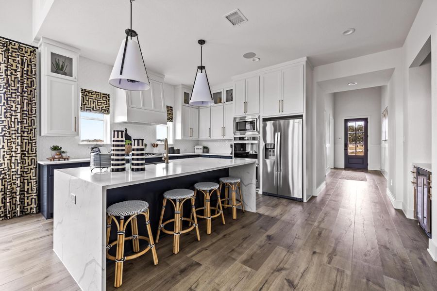 Furnished interior in a model home at Windsong Ranch - The Enclave in Prosper (Image 18). Furnished interior in a model home at Windsong Ranch - The Enclave in Prosper (Image 18).