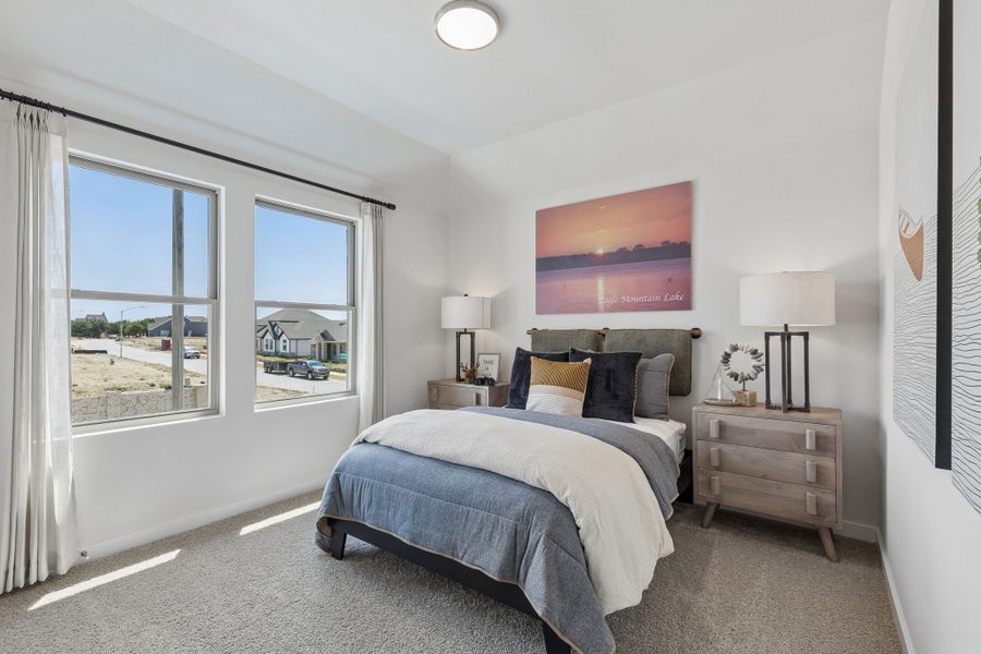 Furnished interior in a model home at Cibolo Hills West in Fort Worth (Image 41).