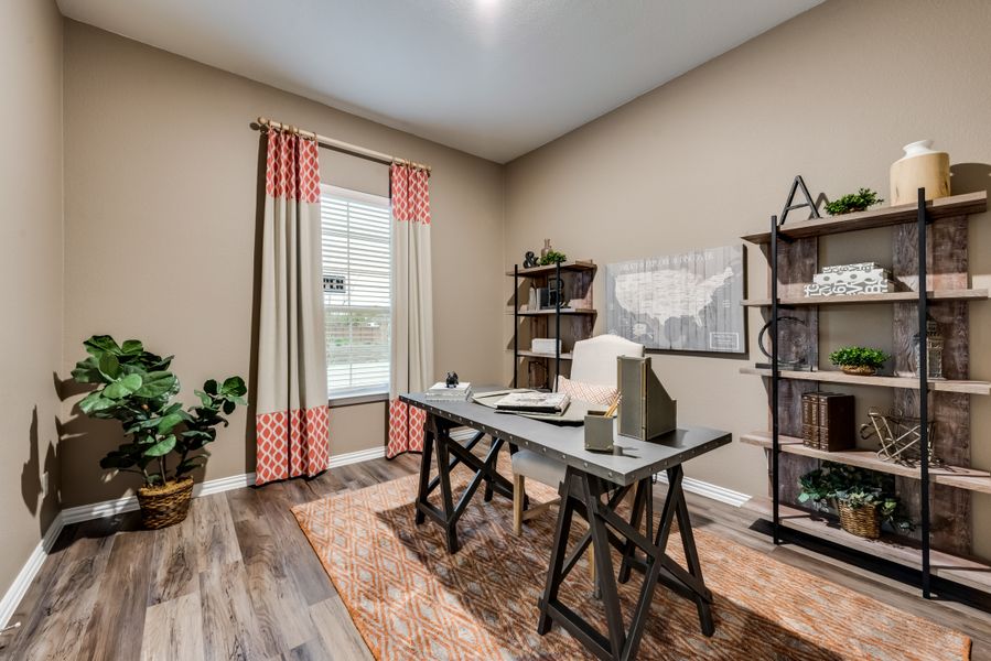 Furnished interior in a model home at Green Meadows in Anna (Image 15).