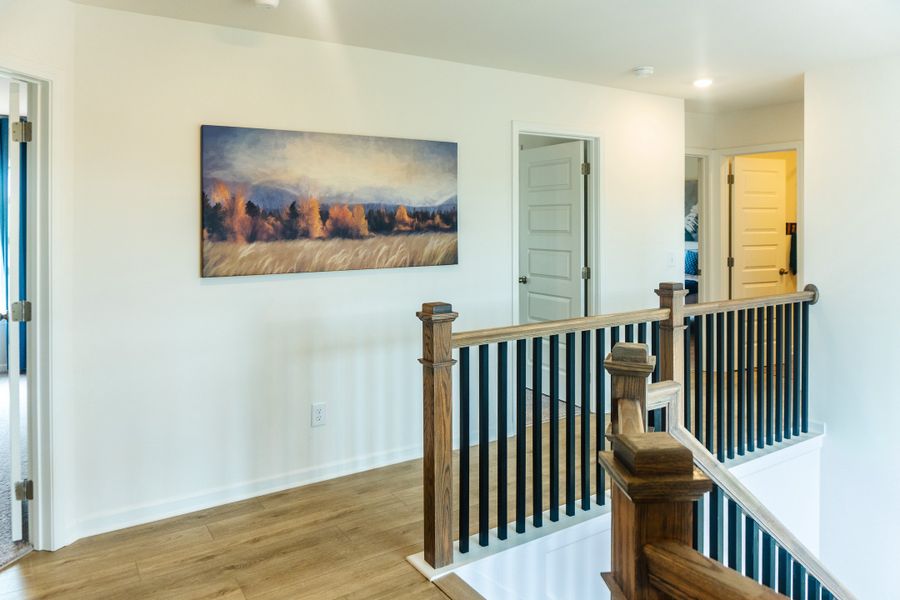 Furnished interior in a model home at Falls Creek in Flowery Branch (Image 6).
