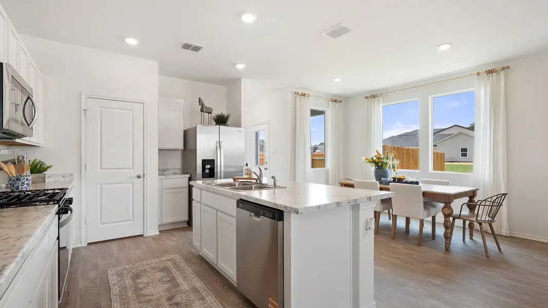 Furnished interior in a model home at Valverde in Bastrop (Image 22). Furnished interior in a model home at Valverde in Bastrop (Image 22).