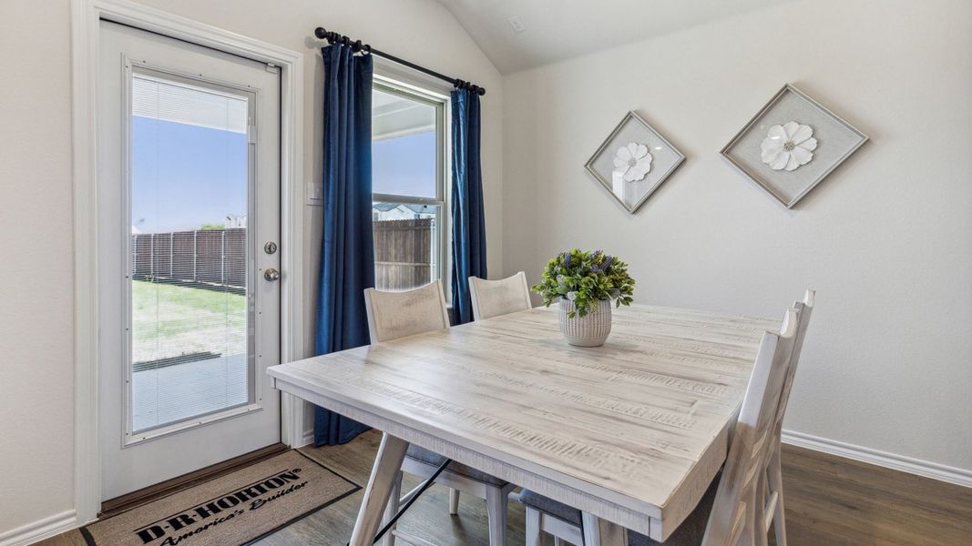 Furnished interior in a model home at Creeks at Burnett Trail in Canton (Image 12).