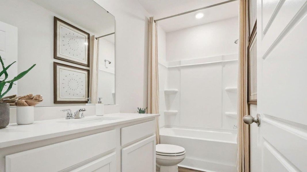 Furnished interior in a model home at Brentwood in Davenport (Image 34).