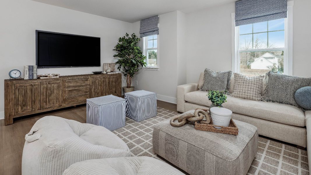 Furnished interior in a model home at Honeycutt Hills in Angier (Image 21). Furnished interior in a model home at Honeycutt Hills in Angier (Image 21).