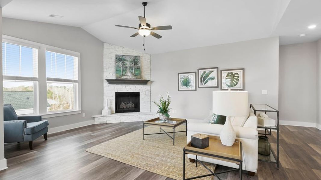 Furnished interior in a model home at Shadowood in Seneca (Image 20).