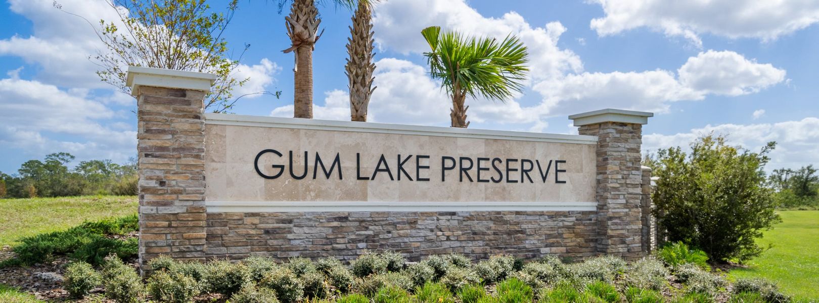 Gum Lake Preserve monument