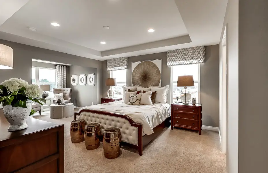 Eastfield Owner's Suite in new home floor plan by Pulte Home Builders Nashville at Millstone