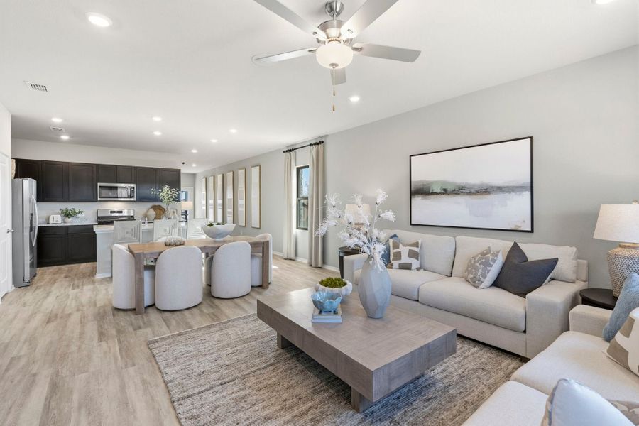 Furnished interior in a model home at Heartland in Heartland (Image 46). Furnished interior in a model home at Heartland in Heartland (Image 46).