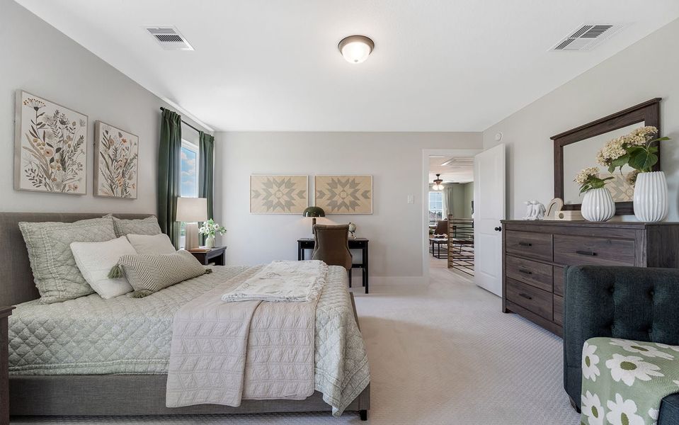 Furnished interior in a model home at Emberly in Beasley (Image 22).