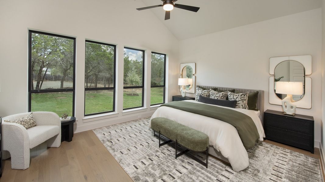 Furnished interior in a model home at Creek of Driftwood Half Acre in Driftwood (Image 13).