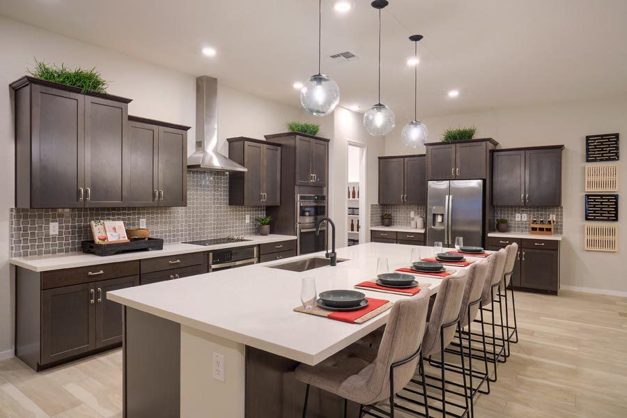 Furnished interior in a model home at Laveen Vistas II in Laveen (Image 10).