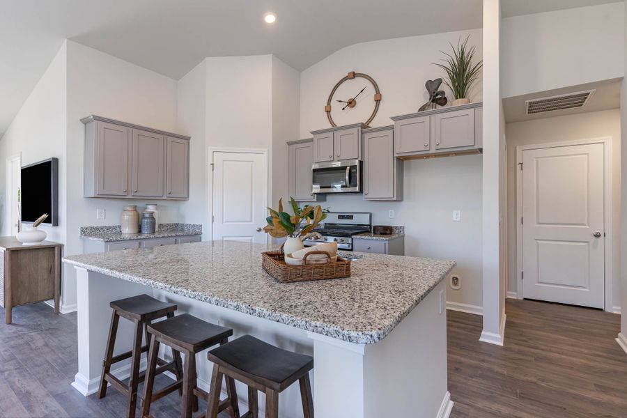 Furnished interior in a model home at Ridgefield in Conway (Image 57).
