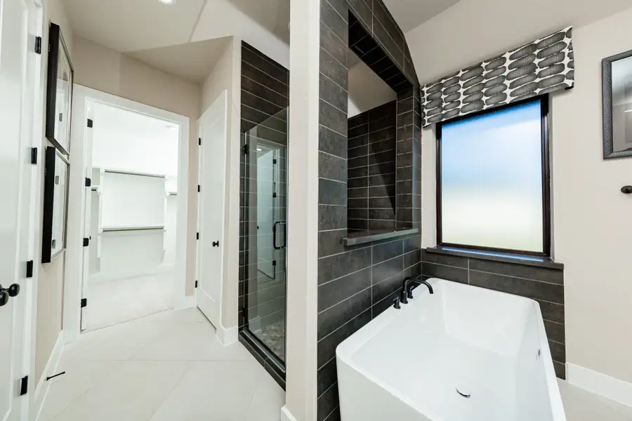 Furnished interior in a model home at Arcadian Estates in Pearland (Image 6).