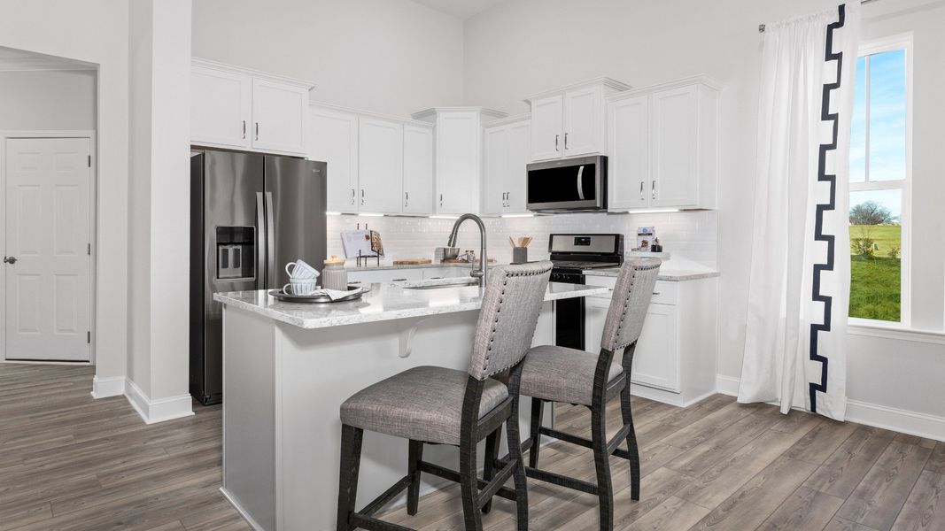 Furnished interior in a model home at Indigo at the Preserve in Myrtle Beach (Image 5). Furnished interior in a model home at Indigo at the Preserve in Myrtle Beach (Image 5).