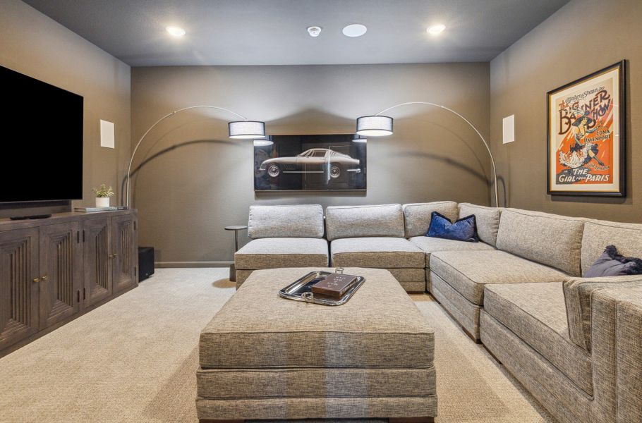 Furnished interior in a model home at Village on Main Street in Frisco (Image 33).