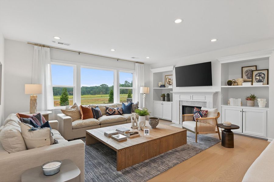 Furnished interior in a model home at Chastain in Ooltewah (Image 7).