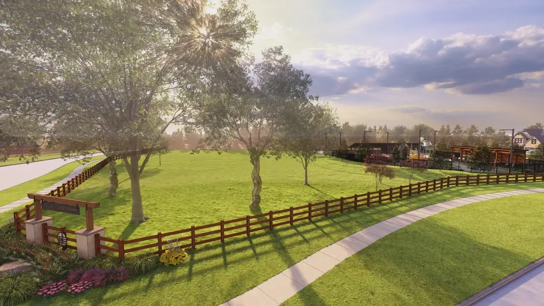 Rendering of Scenic Park Space in August Meadows Rendering of Scenic Park Space in August Meadows