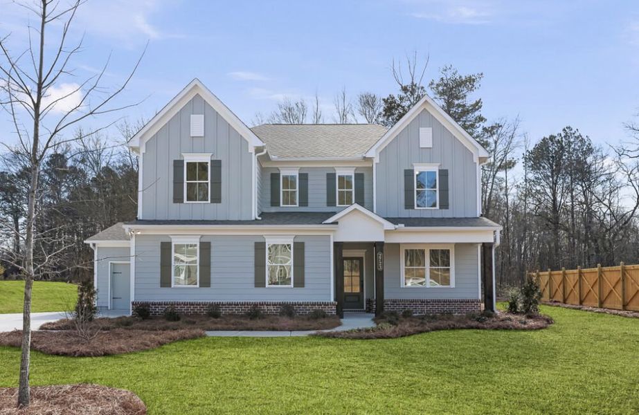 Front exterior of a home in the Oak Valley Estates community, located in Marietta, GA (Image 10).