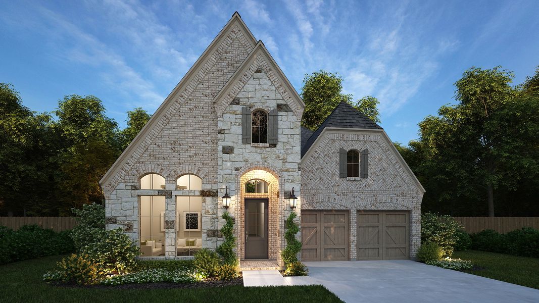 Front exterior of a home in the The Tribute community, located in The Colony, TX (Image 11).