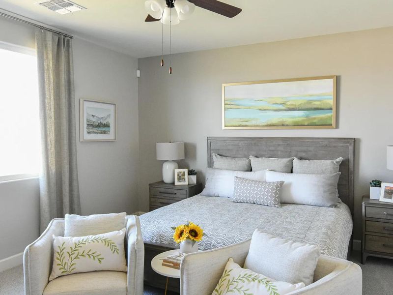 Furnished interior in a model home at Morningstar in Prescott Valley (Image 15).