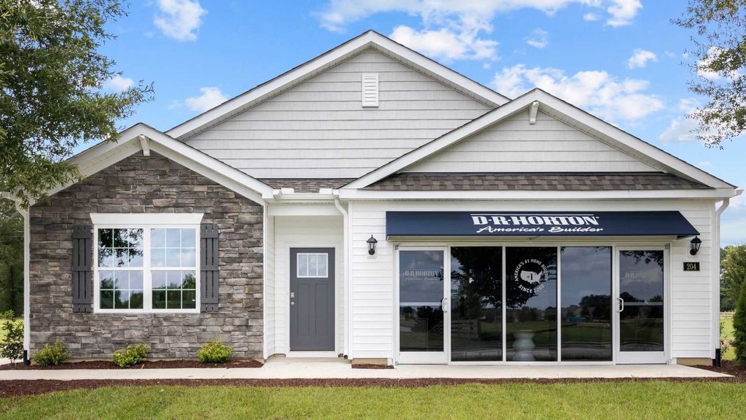 Front exterior of a home in the Tyler - Home on the Lake community, located in New Bern, NC (Image 2).