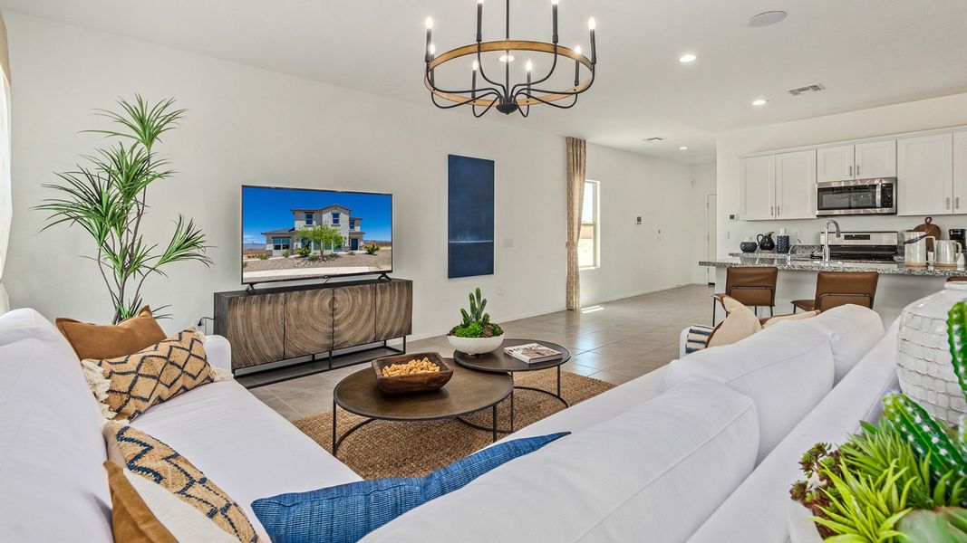 Furnished interior in a model home at Hanson Ridge in Vail (Image 16).