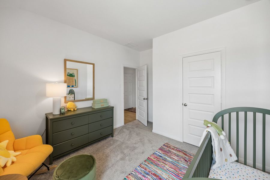 Furnished interior in a model home at Meridiana in Manvel (Image 42).