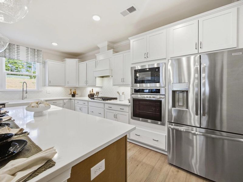 Furnished interior in a model home at Enclave at Belmont in Belmont (Image 14).