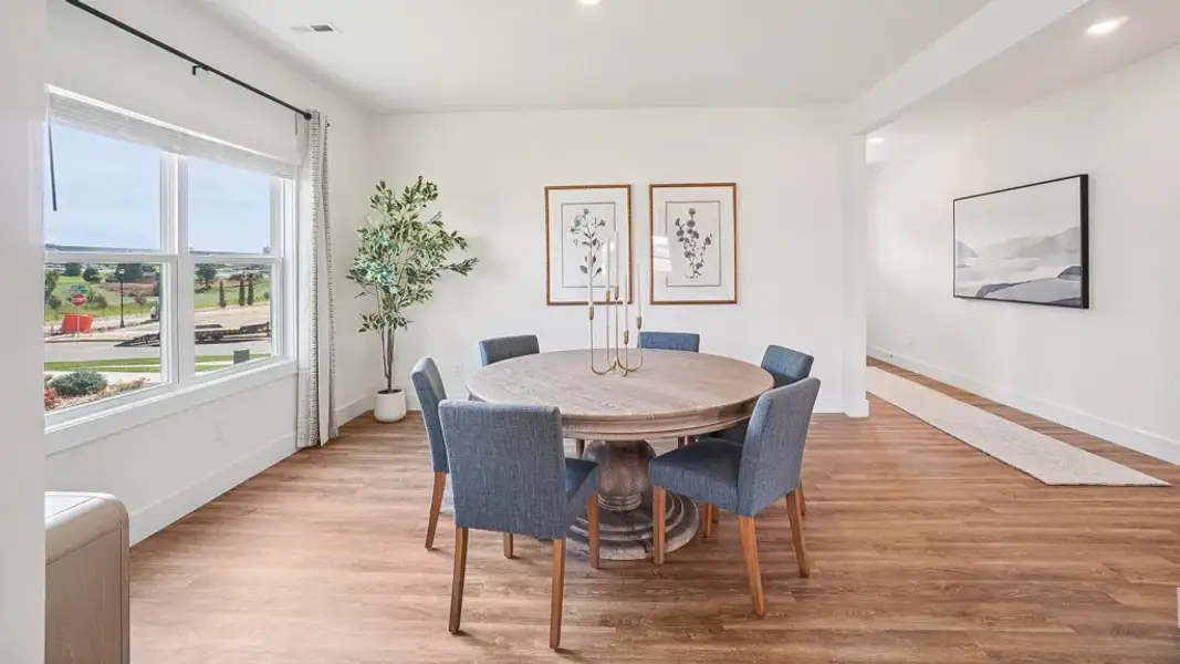 Furnished interior in a model home at Old Shiloh in Greeneville (Image 10).