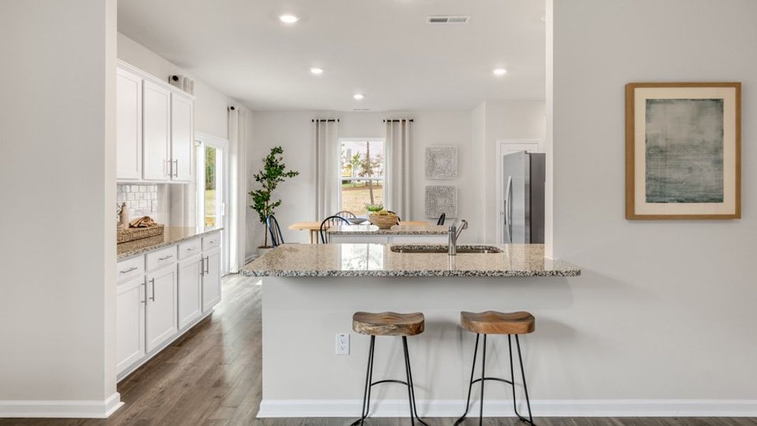 Furnished interior in a model home at Mason Ridge in Spring Lake (Image 7).